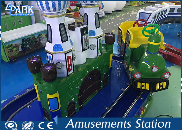 Kids Game Coin Operated Arcade Machines Indoor Entertainment Equipment With Train Ride