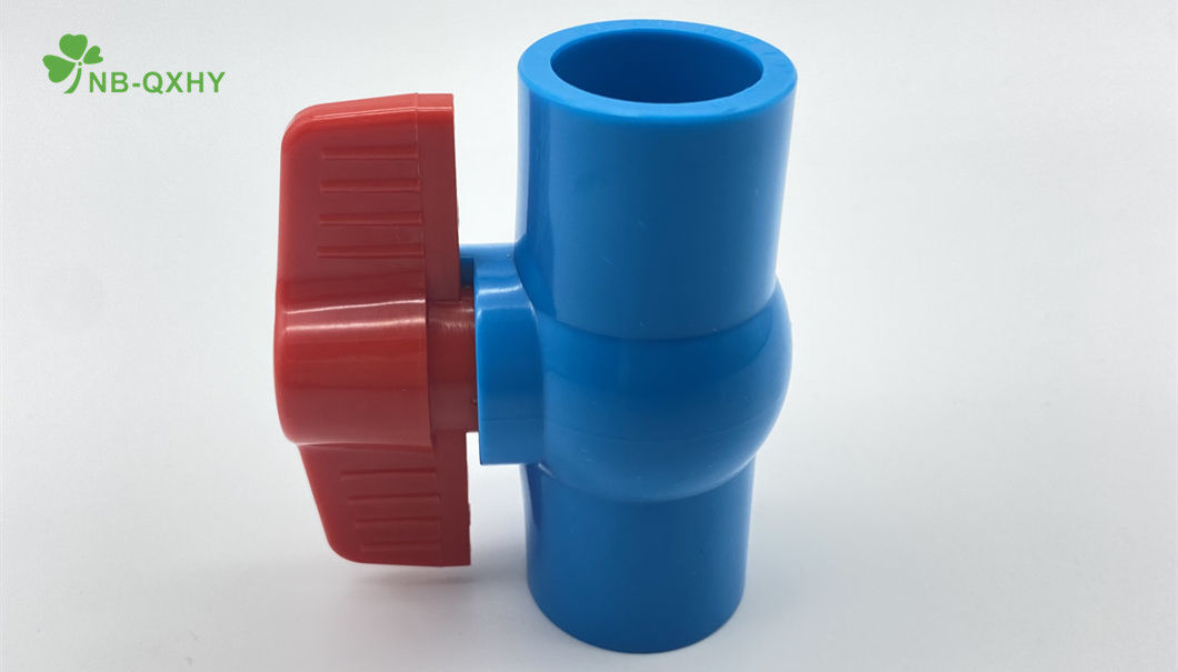 Nb-Qxhy High Quaility Blue Socket Manual 1/2&quot; CPVC Compact Ball Valve