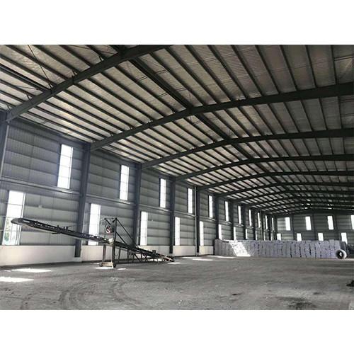 Welded H-shaped Steel Frame Structural Metal Garage Farm House Storage Building