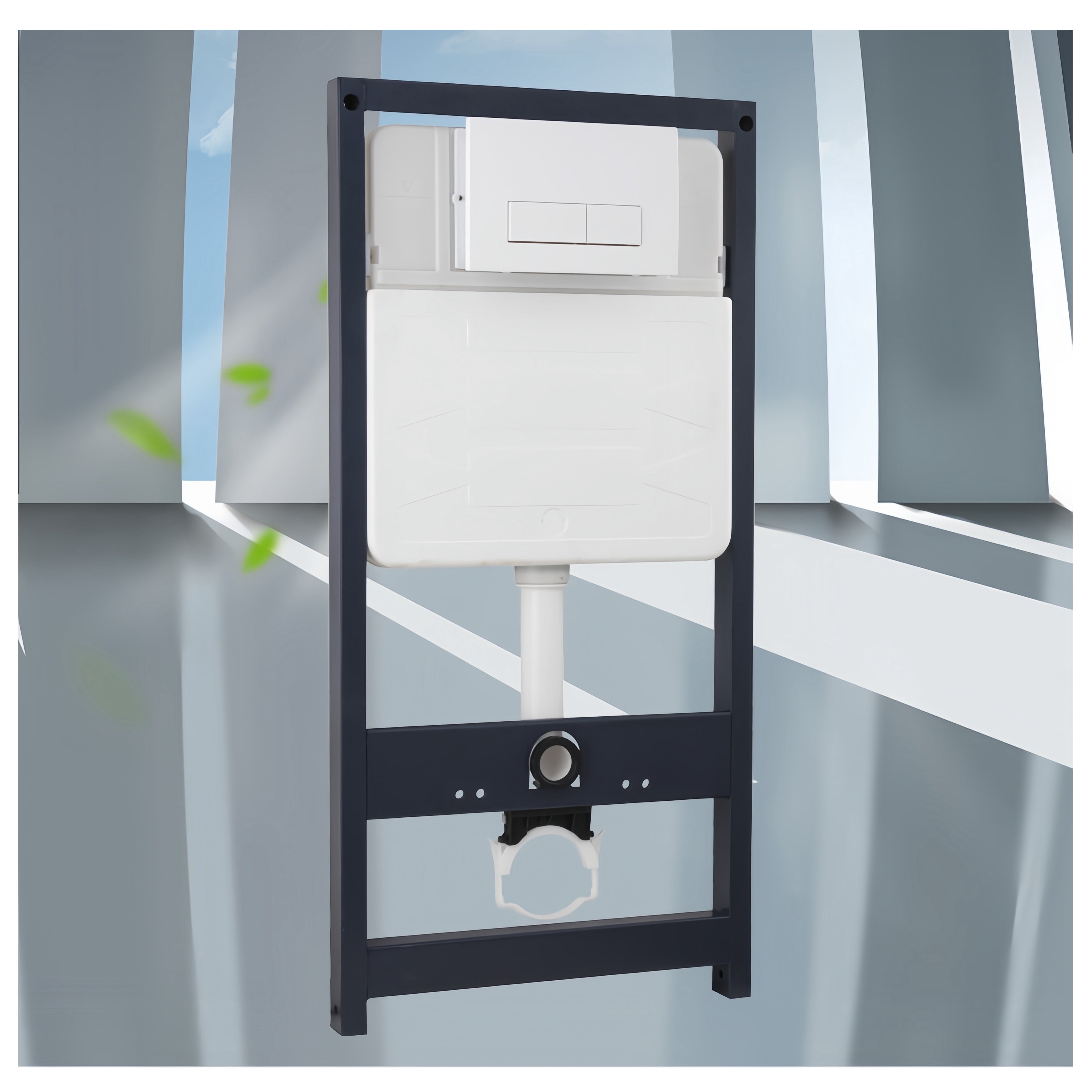 Modern Auto Open Electronic Toilet with Hidden Water Tank and Intelligent Technology