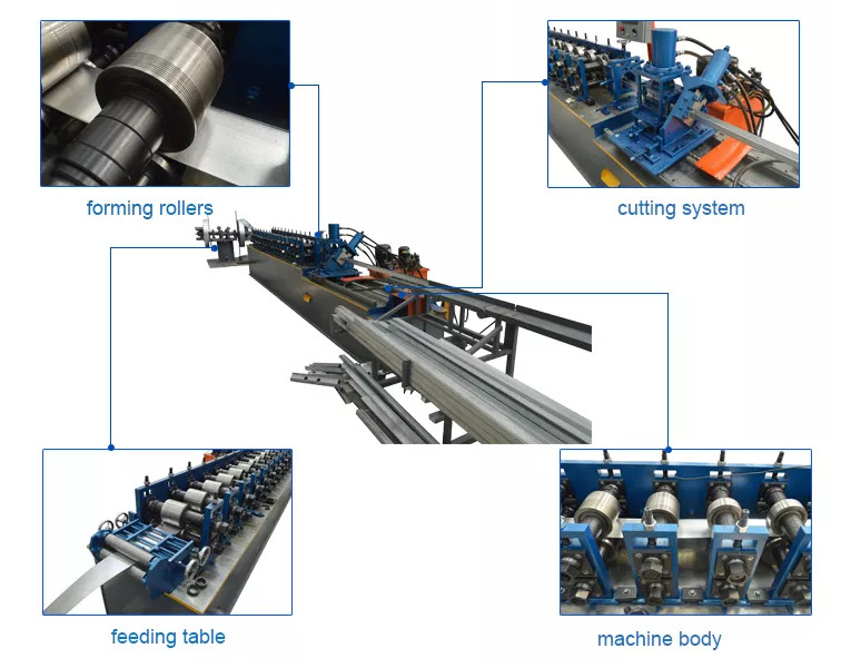 C / U Truss Stud And Track Roll Forming Machine Pl Gl