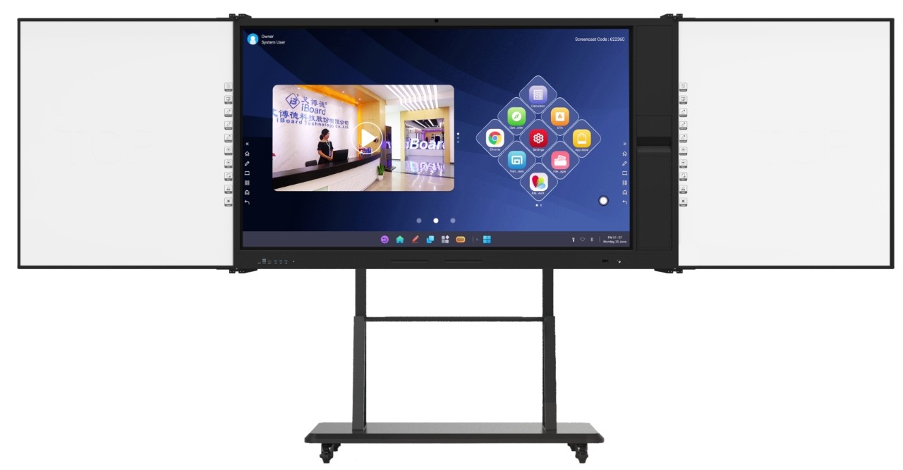 Factory Wholesale University School Interactive Smart Black ChalkBoard Marker Pen Interactive Whiteboard Greenboard Touch Panel Display 75 86 Inch For
