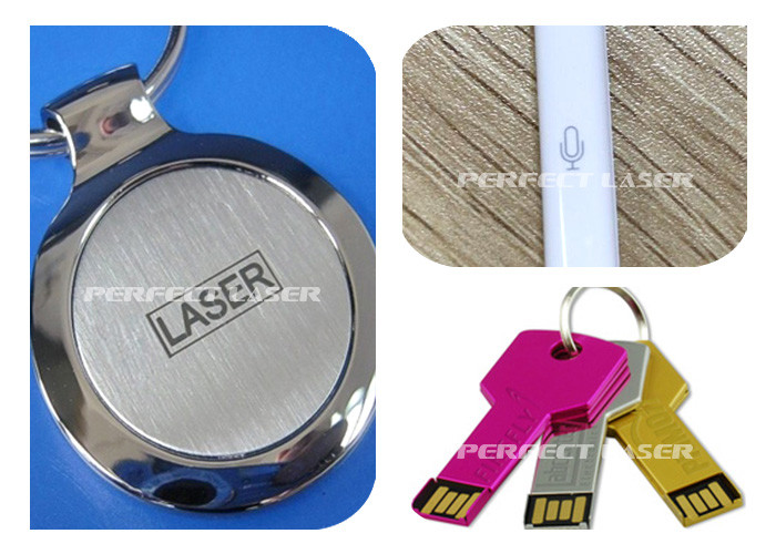 10W 20W Tabletop Mini Fiber Laser Marking Machine For Metal SS/ Iron/ Copper/ Aluminum