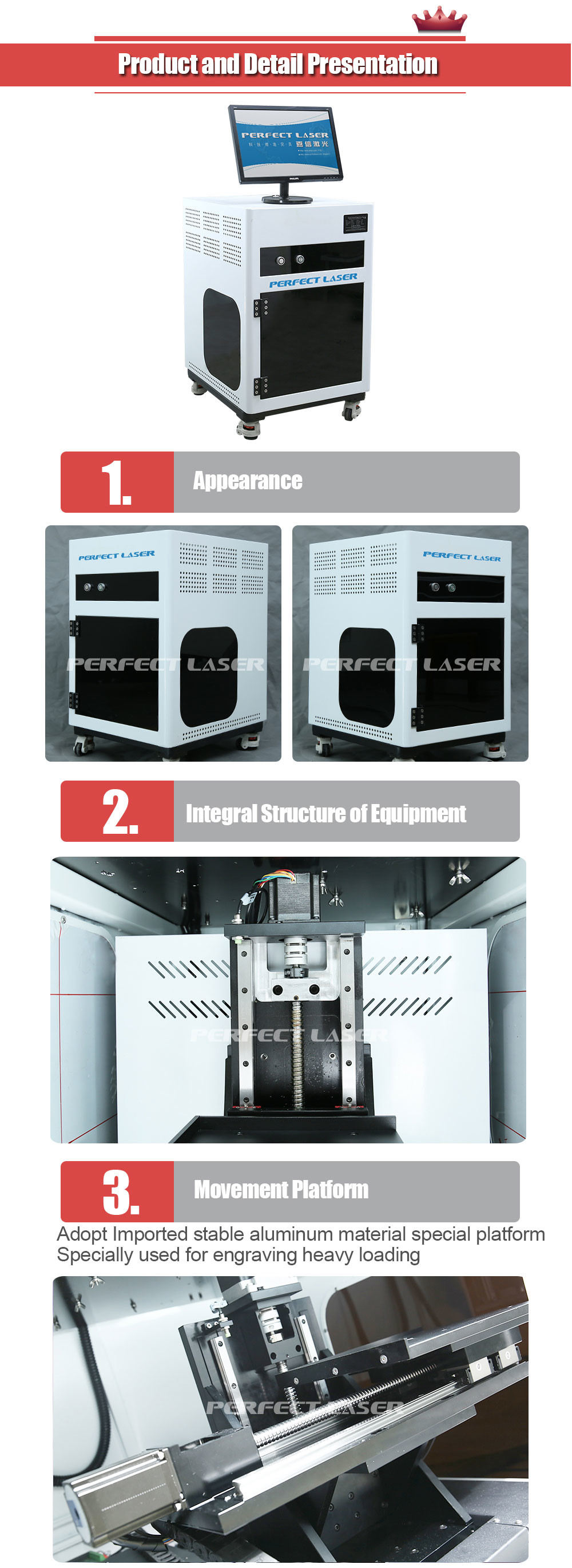 Digital Galvanometer 3D Laser Engraving Systems Air Cooled With 1 Year Warranty