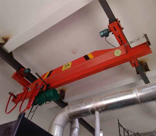Suspended Single Girder Crane Low Headroom 3T LX Model Travelling Overhead