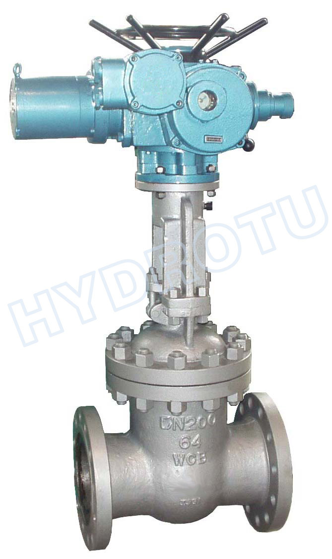 DN50 - 1600 mm Electric / Manual Drived Flanged Gate Valve / Sluice Valve