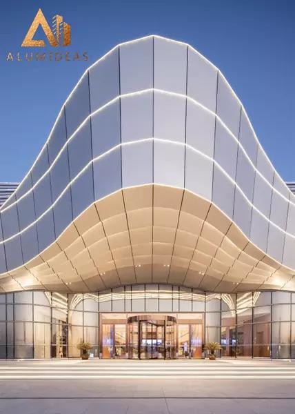 Metal sheeting for exterior walls