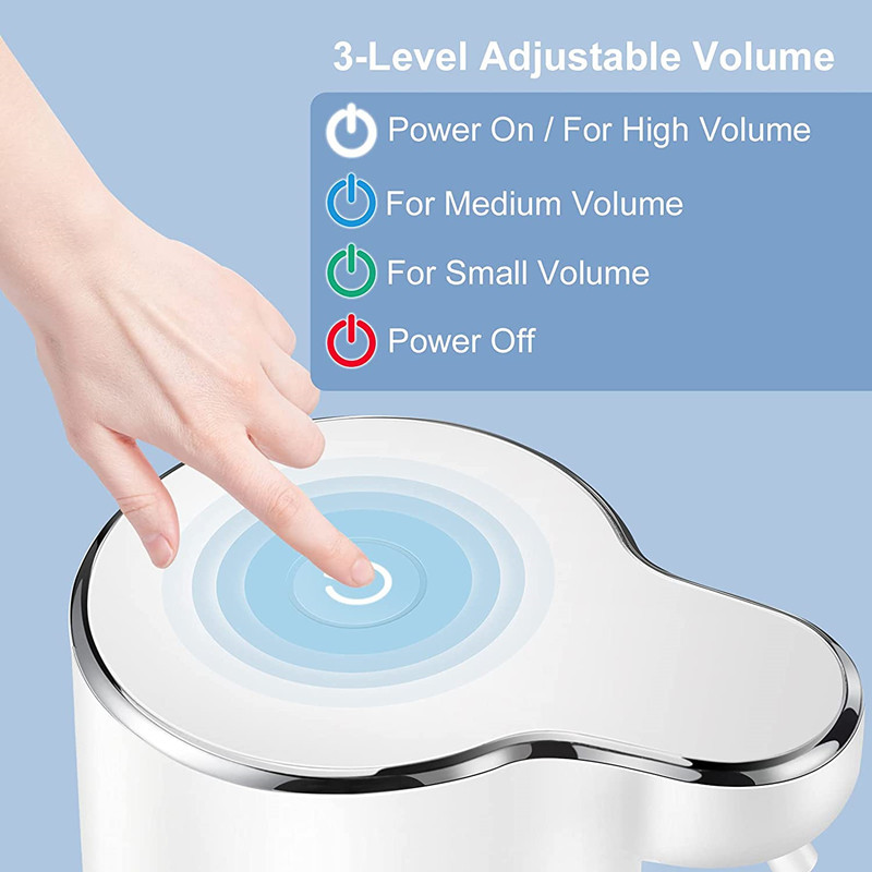 Washroom Countertop Touchless Hand Sanitizer 300ML USB Rechargeable