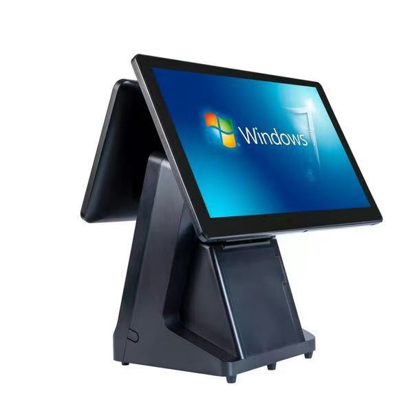 Supermarket POS Software with Thermal Printer 15.6" Main Display and Optional Scanner