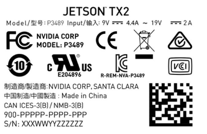16GB EMMC 5.1 UVA Nvidia Jetson Tx2 Board Development Kit for Healthcare
