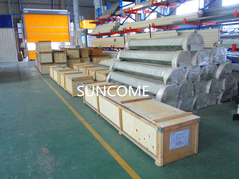 Roll Up Aluminum Alloy Panel Workshop Security Doors Wind Load Max 30m / s