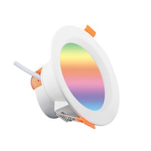48W RGBW LED Downlight With 0-100% Brightness Adjustment, Voice Control