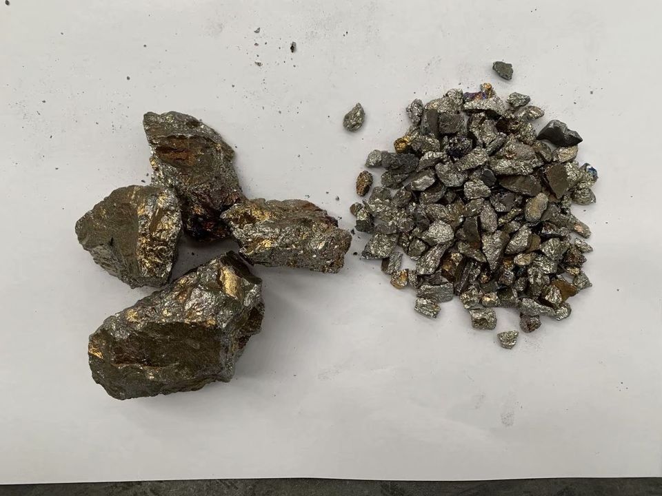 Ferrotitanium FeTi 30 40 Titanium Iron Alloy Metal Lump Block