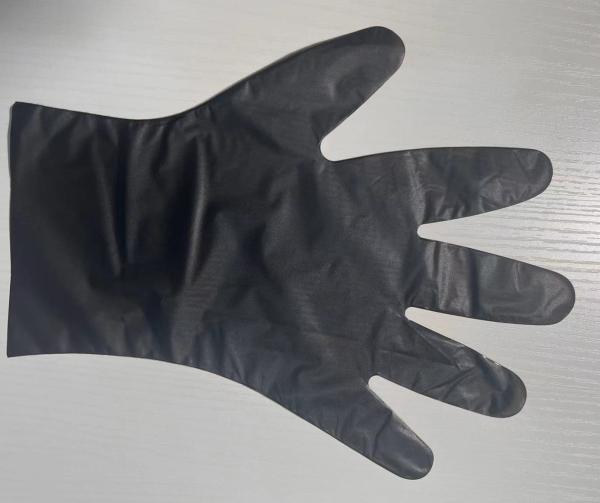 Wholesale Disposable Food Prep Hand Gloves TPE CPE HDPE Black Transparent