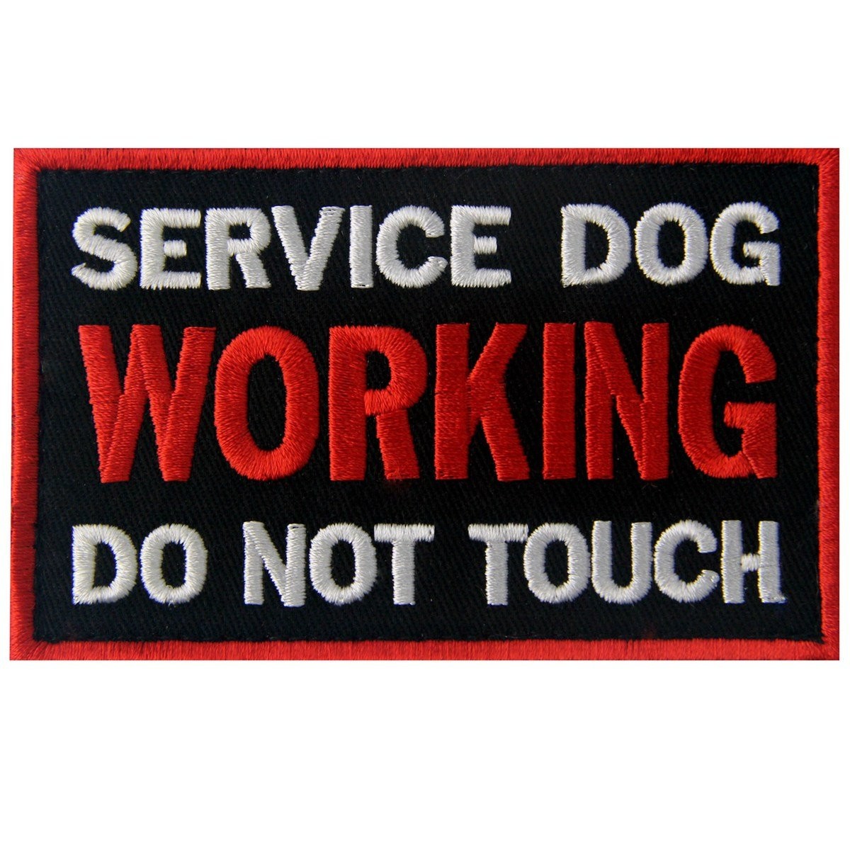 Custom Embroidered Cloth Badges Polyester For Garment / Bags , Laser Cut