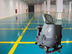 China Cleaning Company Washer Scrubber Dryer Machines , Hard Ground Walk Behind Floor Scrubbers on sale