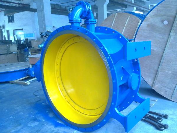 Large Hydraulic Counter Weight Butterfly Valve