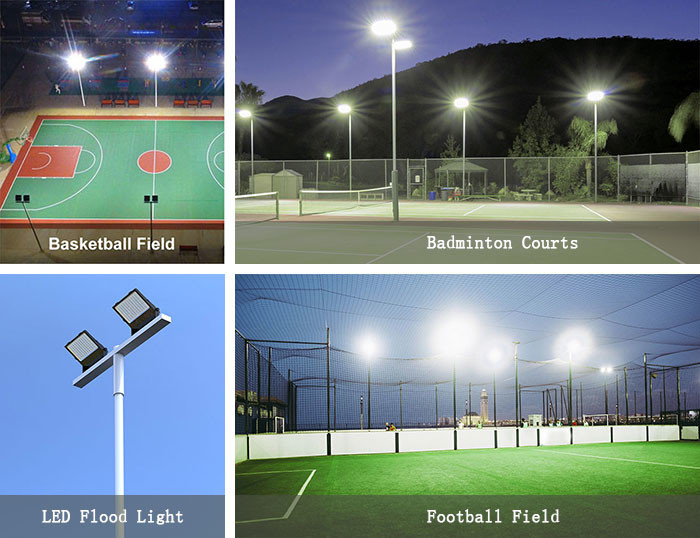 Outdoor led flood lights application 300W