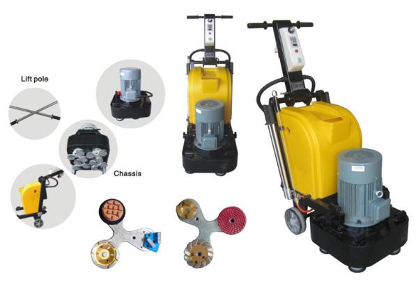 7.5HP Stone Buffing Machine Terrazzo Floor Grinder For Polishing Grinding
