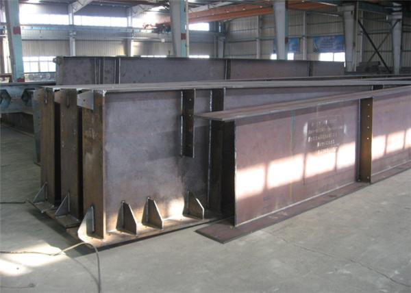 Hot Rolled / Welded Galvanized Steel Beams H Section Steel Structure Girder