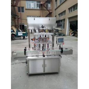 6 Nozzle Liquid Filling Capping Automatic Bottle Labelling Machine Sammipack