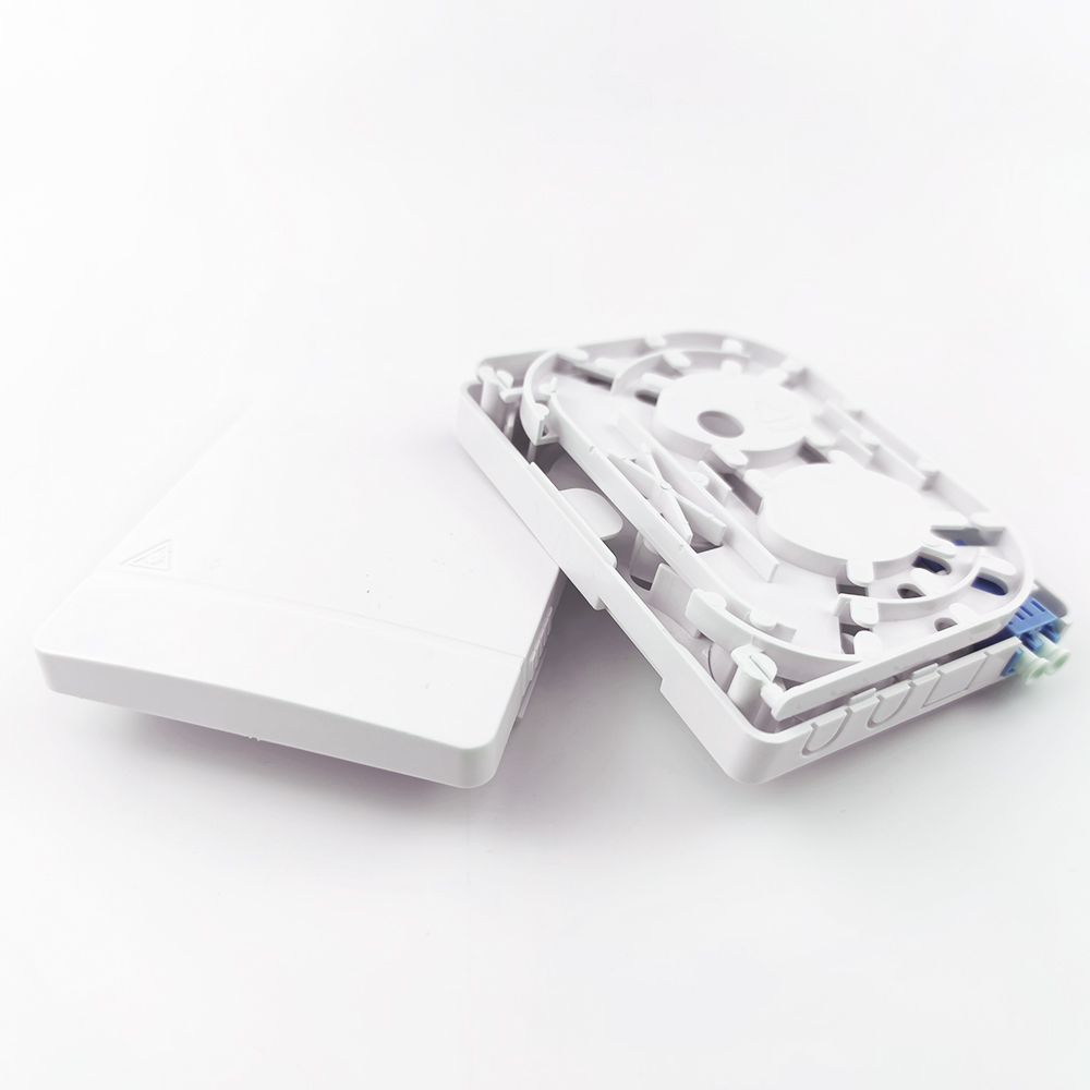 FTTH Network Indoor Installation 2 Cores Fiber Optic Faceplate Socket Panel with 5-