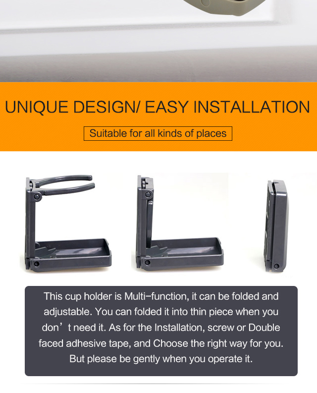 Universal folding style cup holder for electric car tricycle car electric three wheel modified cup holder