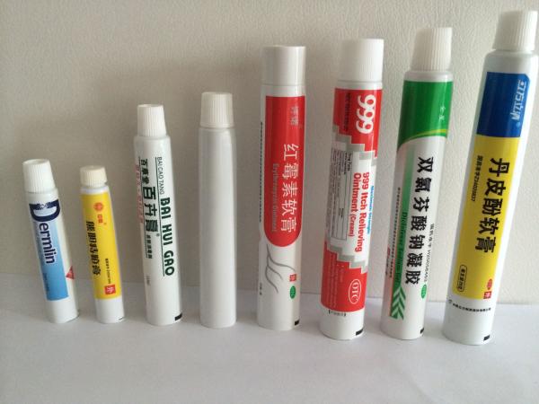 Pharmaceutical package Aluminum Plastic Laminated Tubes for ointment / Medicine