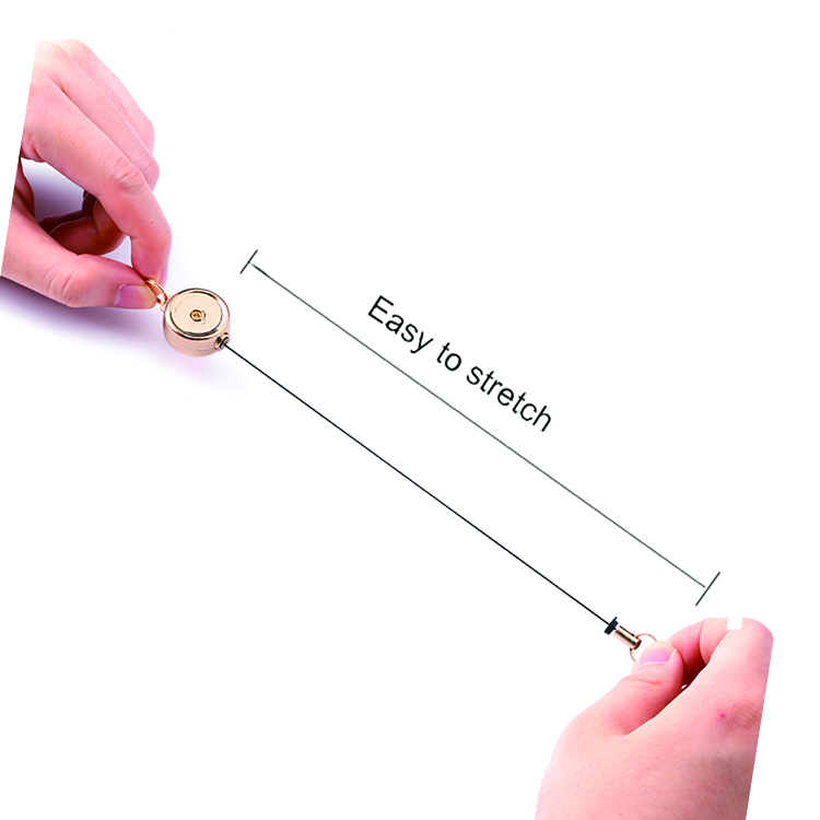 Deyi PVC Coin Keychain Badge Reel