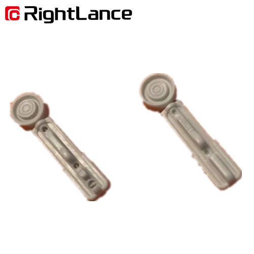 1.8mm 30G Glucose Meter Parts Reusable Lancet Device With Safety Cap