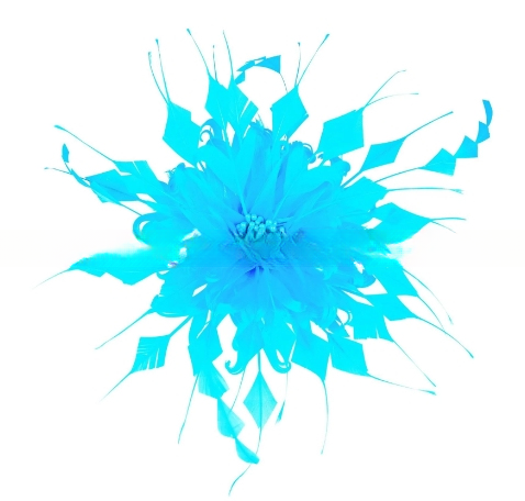 Dyed Goose Feather Flower Mount with Wire Accessory Elevate Your Event Party Supplies