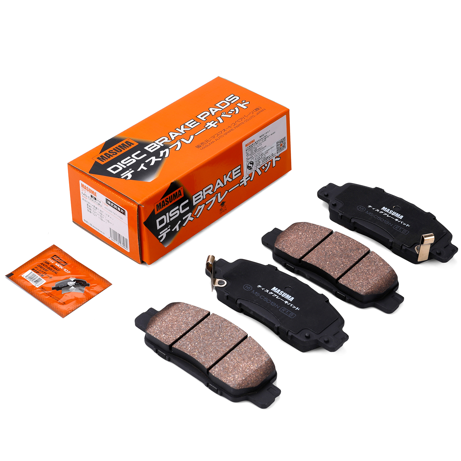 MS-C5013N MASUMA Auto Parts Ceramic Brake Pads Set for HONDA 45022-TET-H00 45022TETH00
