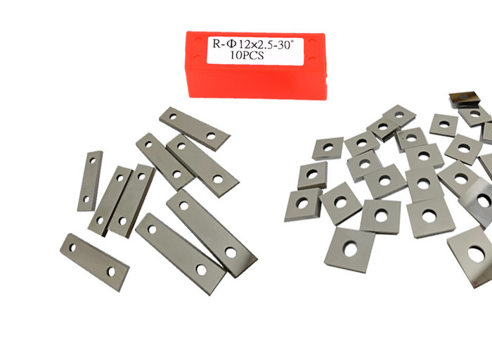 Indexable Wood Planer Blades , Woodworking Cutting Tungsten Carbide Blade