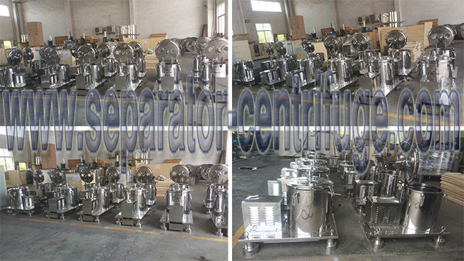 High Efficient Cannabis Vertical Centrifuge CBD Hemp Oil Extraction Equipment