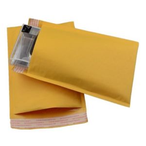  Lightweight Yellow Kraft Bubble Mailers , Kraft Bubble Envelopes Shock Resistance Manufactures