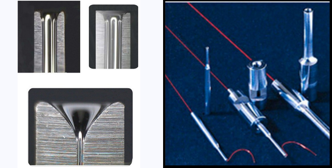Low Voltage Electric Coil Winding Nozzle High Polished Surface , Sample Available
