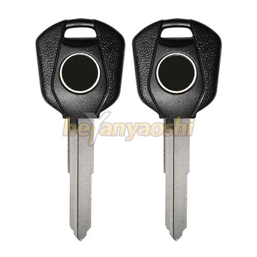 Brass Blade Motorcycle Key Shell Blanks Silver Color Smooth Surface No