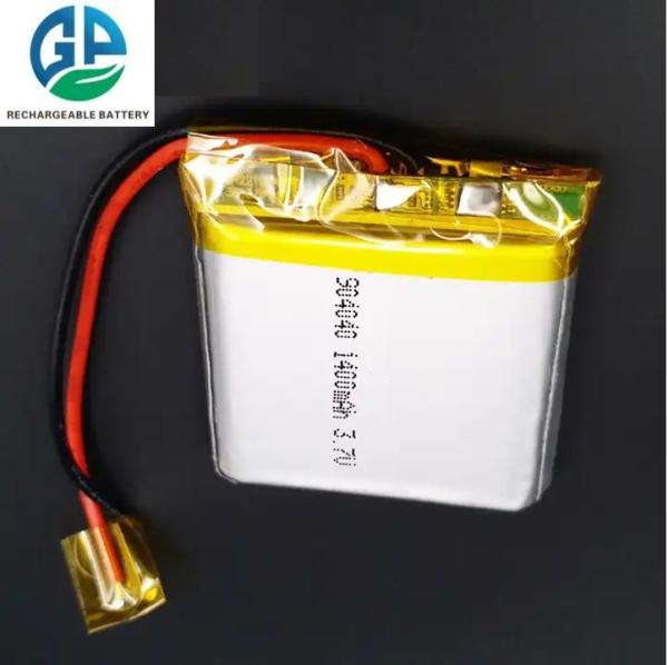 UN38.3 3.7v 1400mah Li Polymer Battery 904040 Lithium Polymer Battery Pack KC CB