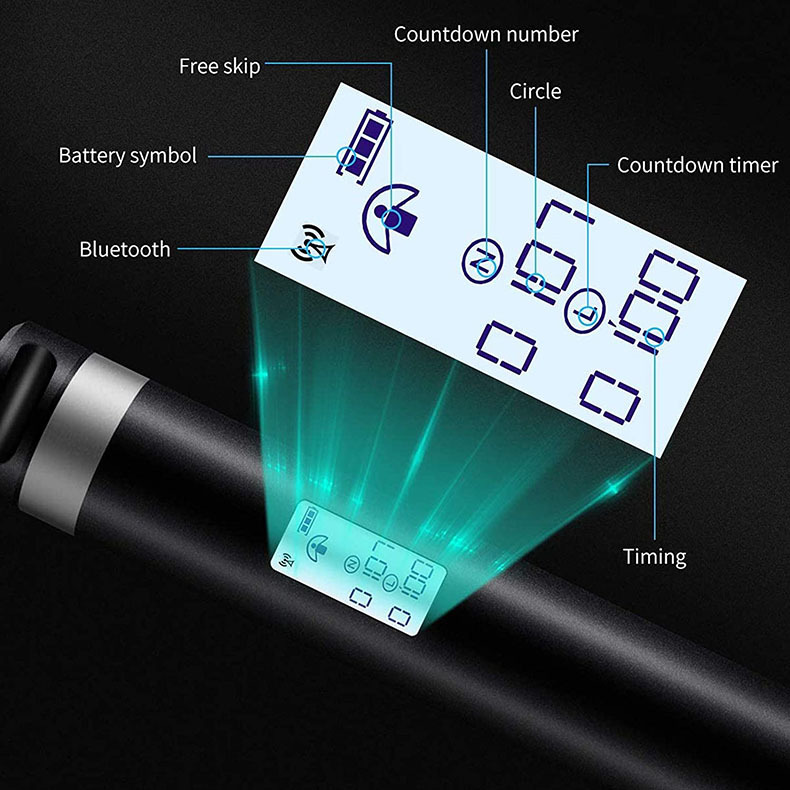 Bluetooth Skipping Rope With Counter Sports Direct LCD Screen Anti Skid