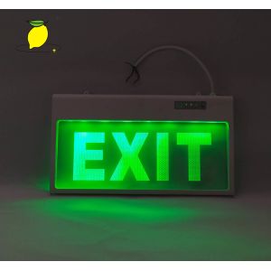 Reliable Recessed Emergency Exit Light , Ceiling Mounted Exit Sign
