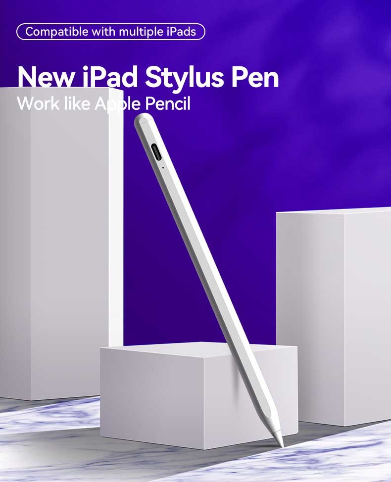 Magnetic Attachment Tilt Bold Palm Rejection Stylus For Ipad 2018