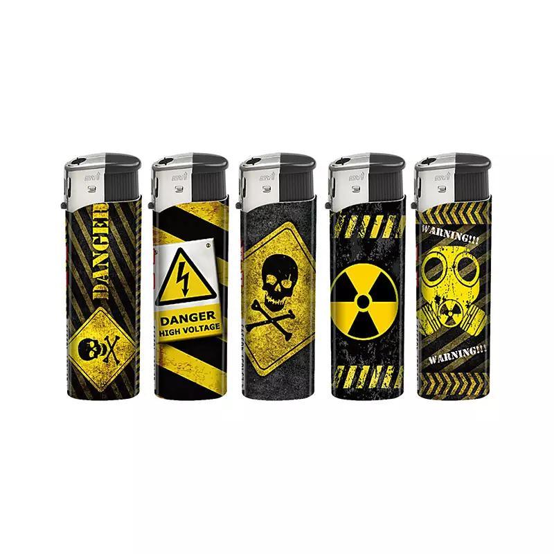 Pocket Rubber Paint Butane Rechargeable Electric Lighter Encendedor