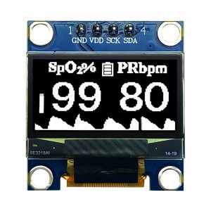 0.96 Inch 128x64 Dot Matrix OLED Display Module 4-Pin I2C Interface