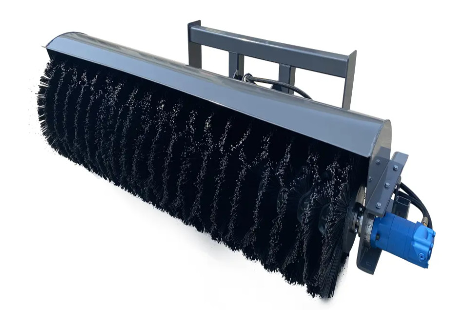 Customization Skid Steer Rotary Broom Municipal 10mm Steel Frame