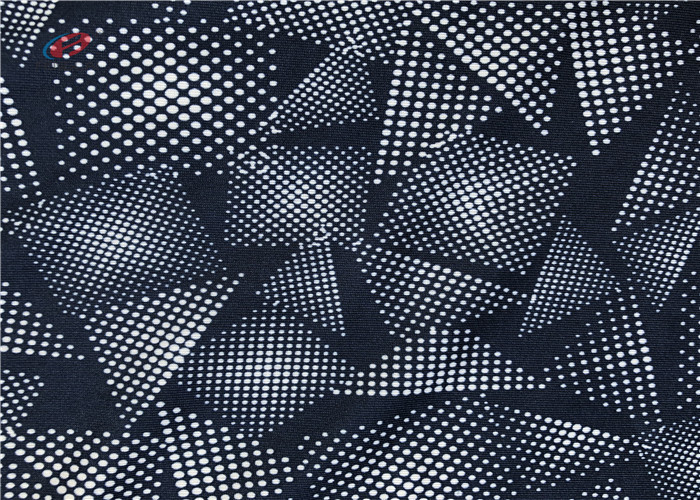 Printed Lycra Swimming Fabric 90% Polyester 10% Spandex Fabric 40D + 40D