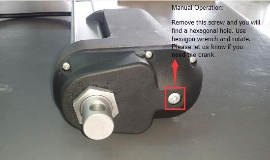 Industrial Linear Actuator for spraying vehicle, 12Vdc, 10CM stroke 6000N push/pull load, strong type