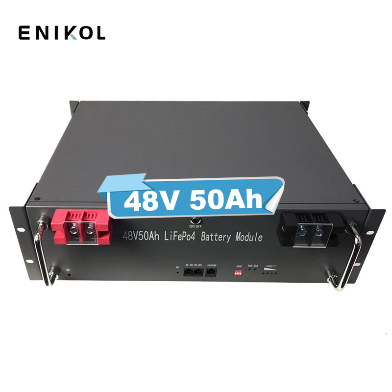 Smart BMS Lithium 50ah 48V Solar Battery 16S1P Rack Mount Lifepo4 Battery