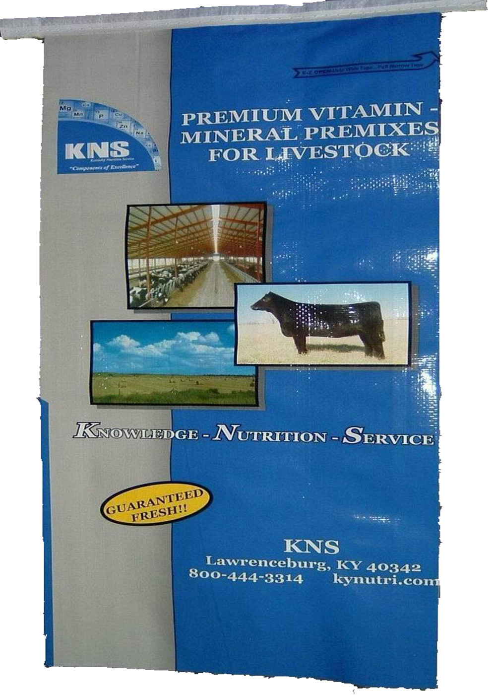 Heavy Duty Woven Custom Printed Feed Bags , PP Feed Bags Tear Resistant
