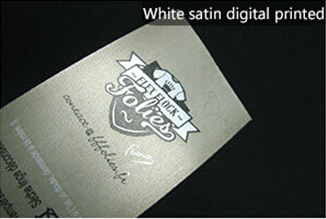 Eco - Friendly Cotton Woven Clothing Labels Tags For Clothes Embroidered