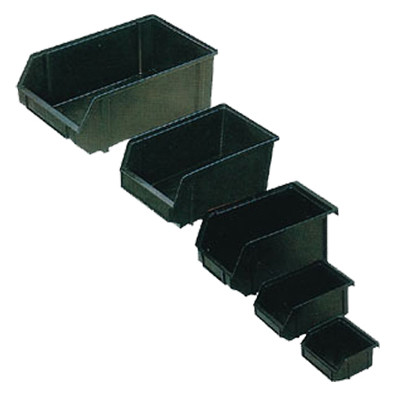 Black ESD Circulation Box Antistatic Storage Crate Bin Box